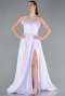 Lila Standesamtkleid Lang ABU4337