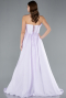 Lila Standesamtkleid Lang ABU4337