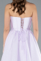 Lila Standesamtkleid Lang ABU4337