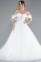 Hochzeitskleider Lang Weiß ABG101