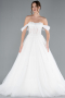 Hochzeitskleider Lang Weiß ABG088