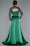 Abendkleid Lang Satin Smaragdgrün ABU4765