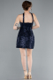 Marineblau Partykleid Mini ABK2201
