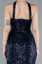 Marineblau Partykleid Mini ABK2201