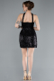 Schwarz Partykleid Mini ABK2201