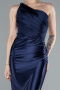 Abschlusskleid Lang Marineblau ABU5022