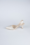Stiletto Steinbesetzt Beige AB1127