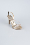 Party-Schuhe Steinbesetzt Gold AB1128