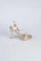 Party-Schuhe Steinbesetzt Gold AB1128