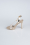 Party-Schuhe Steinbesetzt Gold AB1128