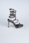 Party-Schuhe Verputz Platin AB1129