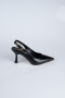 Party-Schuhe Gemustert Schwarz ABD1130