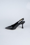 Party-Schuhe Gemustert Schwarz ABD1130