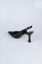 Party-Schuhe Gemustert Schwarz ABD1130