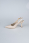 Party-Schuhe Lackleder Beige ABR1130