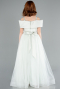 Abendkleid für Kinder Lang Minzgrün ABU4826