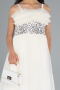 Abendkleid für Kinder Lang Weiß ABU4830