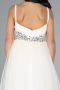 Abendkleid für Kinder Lang Weiß ABU4830