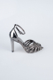 Party-Schuhe Verputz Platin AB1132