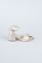Kinderschuhe Schlangenhaut Gold SE786
