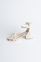 Kinderschuhe Schlangenhaut Gold SE786