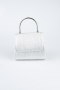 Abendtaschen Laserschnitt Silber SH842