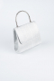 Abendtaschen Laserschnitt Silber SH842
