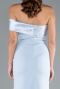 Abendkleid Lang Eisblau ABU4832
