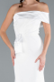 Abendkleid Lang Weiß ABU4832