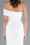 Abendkleid Lang Weiß ABU4832