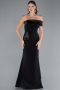 Abendkleid Lang Schwarz ABU4832