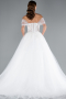 Hochzeitskleider Lang Weiß ABG126