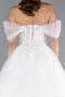 Hochzeitskleider Lang Weiß ABG126