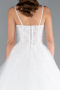 Brautkleid in Großen Größen Lang Weiß ABG146
