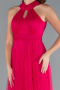 Fuchsie Abschlusskleid Lang ABU3252