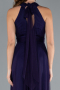 Abschlusskleid Lang Violett dunkel ABU3252