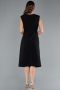Schwarz Partykleid İn Übergröße Midi ABK2190