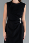 Schwarz Partykleid İn Übergröße Midi ABK2190