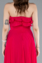 Abschlusskleid Lang Chiffon Fuchsie ABU4866