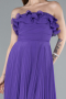 Abschlusskleid Lang Chiffon Violette ABU4866