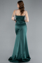 Abschlusskleid Lang Satin Smaragdgrün ABU3198