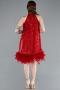 Abendkleid Kurz Rot ABK2348