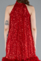 Abendkleid Kurz Rot ABK2348