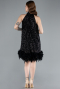 Abendkleid Kurz Schwarz ABK2348