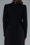 Hijab-Abendkleid Lang Chiffon Schwarz ABU4879