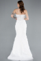 Brautkleid in Großen Größen Lang Weiß ABG128