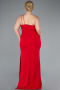 Abendkleid in Übergröße Lang Rot ABU4892