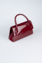 Abendtasche Lackleder Weinrot KC163