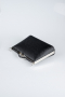 Abendtasche Gemustertes Leder Schwarz KC126