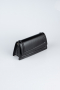Schwarz Abendtasche Leder KC409